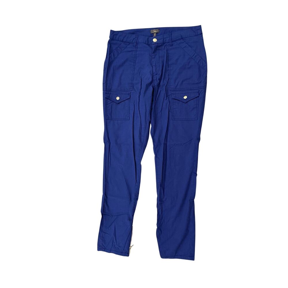 Jaanuu Womens Medium M Blue Drawstring Scrub Pants Work Trousers